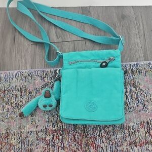 KIPLING Turquoise El Dorado Mini Crossbody Bag